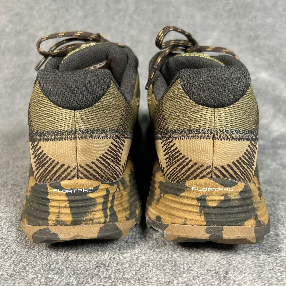 Merrell Moab Flight Mens 8 Trail Running Shoes Olive Camo J067441 Vibram Outsole - Picture 6 of 12